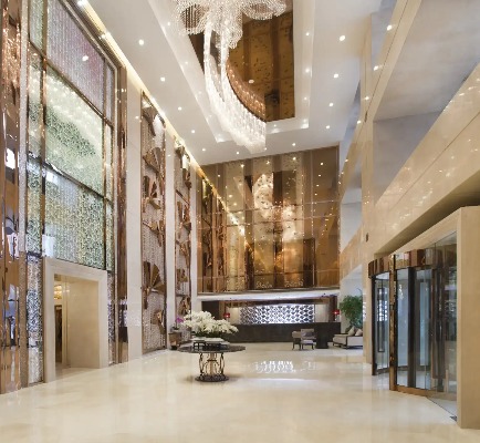 Dorsett Chengdu lobby and entrance.