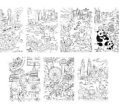 Dorsett Kids Coloring Paper