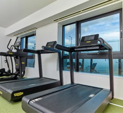 Fitness Room Featuring Technogym Equipment Now Open