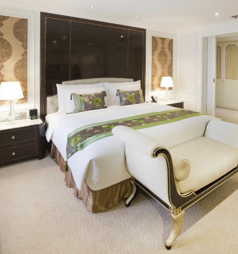 Located on the highest floor of the hotel,