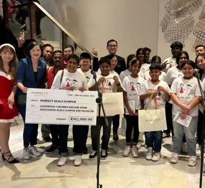 Joy in the City: Dorsett Kuala Lumpur's annual tree lighting ceremony