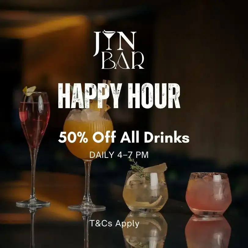 Title of Jin Bar Daily Happy Hour