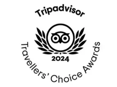 Trapadvisor Traveller's choice award 2024.