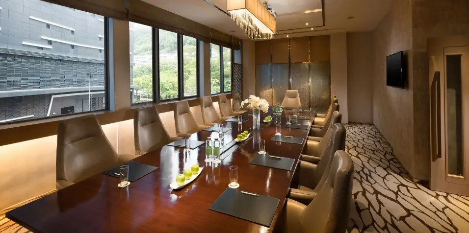 Dorsett Tsuen Wan meeting room with Boardroom seating.