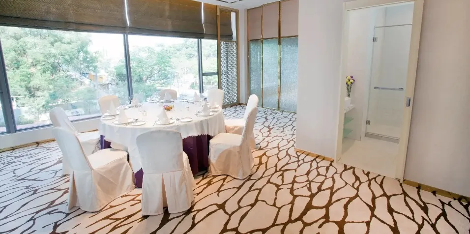 Banquet seating in a Dorsett Tsuen Wan event venue.